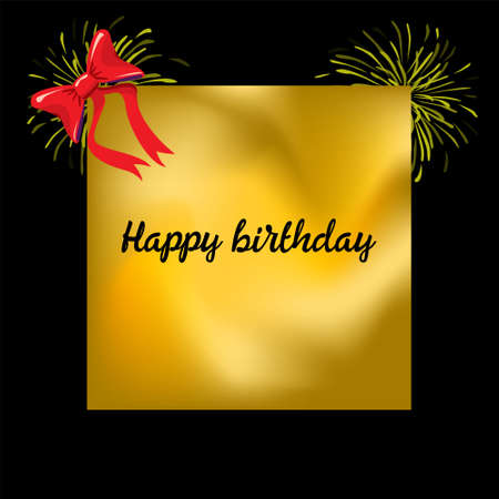 modern birthday greeting card designs for your needs or for gifts to your family or friendsのイラスト素材