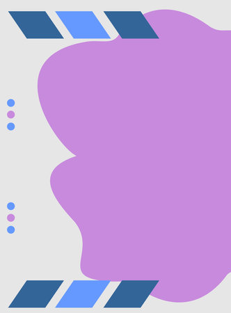 multicolored slanted box and bubble template background design
