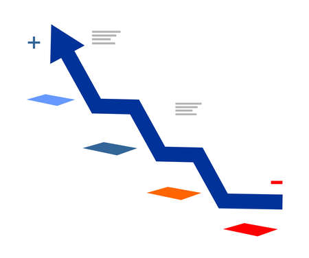 graphic upgrade arrow vector image