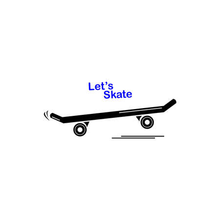 skate board vector imageのイラスト素材