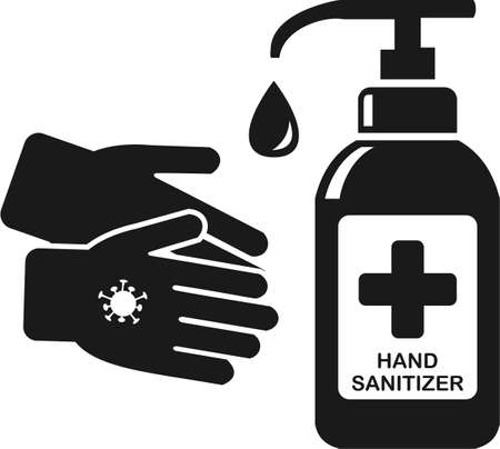 cleaning handsのイラスト素材