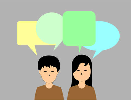 people conversationのイラスト素材