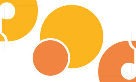 draw some circles and lines of various colorsのイラスト素材