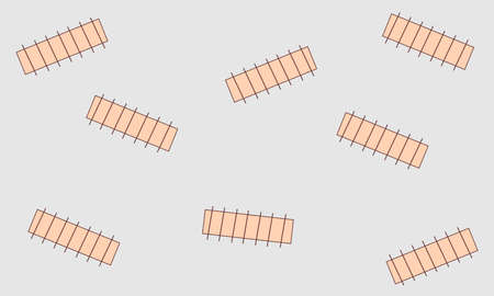 a collection of several squares with lines on a gray square background