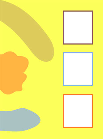 some bubbles next to some boxesのイラスト素材