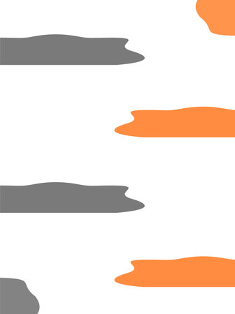 background of a collection of various orange and dark gray bubblesのイラスト素材