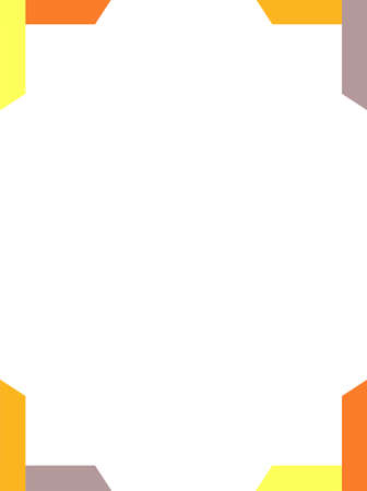 a few small squares with sharp edges in the corners of the boxのイラスト素材