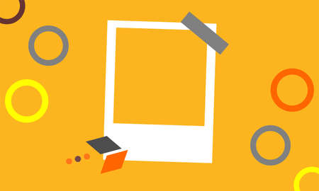 draw a box with circles and directions around itのイラスト素材