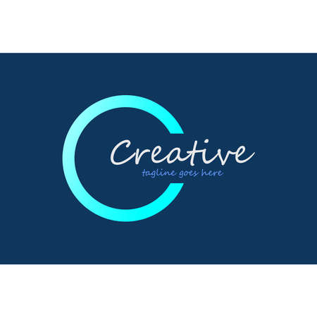 creative sentence that goes into the letter Cのイラスト素材