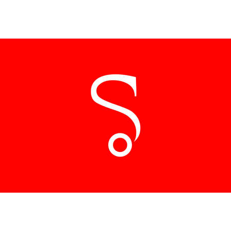 letter S logo with a circle underneathのイラスト素材