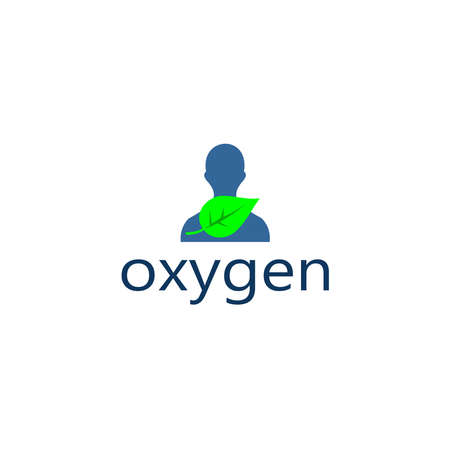 Oyster man and leaf  design vector template. Oyster man  design concept.