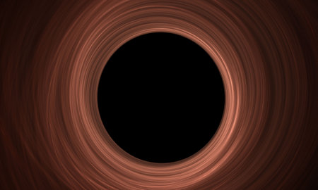 circle hole tunnel background, roundの写真素材