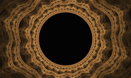 circle hole tunnel background, roundの写真素材