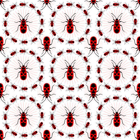 Firebug. Vector illustration. Isolated on a whiteのイラスト素材