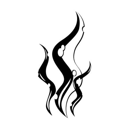 Underwater plant, seagrass isolated on whiteのイラスト素材