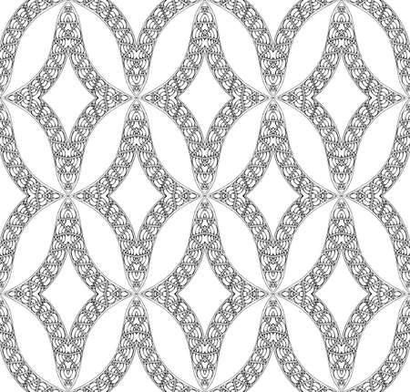 Geometric abstract seamless pattern. Vector backgroundのイラスト素材