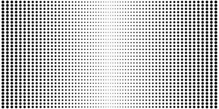 Dots Black and White Background Monochrome Patternのイラスト素材