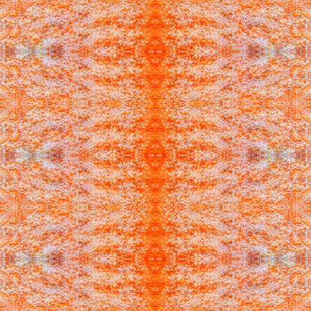 Abstract symmetrical composition in red color. Spots, lines, circles.の写真素材