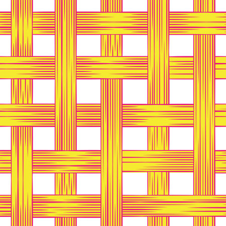 Wicker repeat texture seamles pattern basket strawのイラスト素材