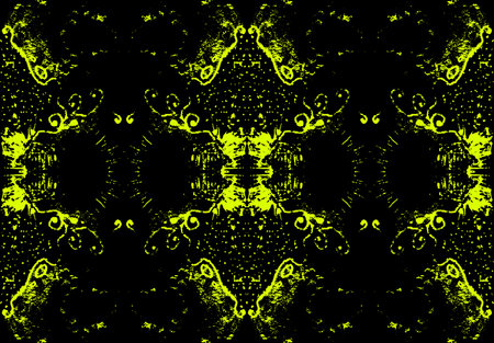 Abstract symmetrical grunge background. Seamlessのイラスト素材