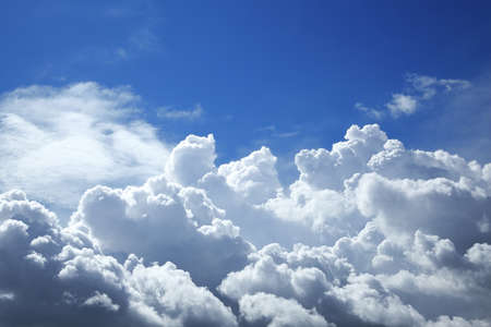 Blue cloudy sky