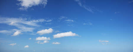 Blue sky, panoramic shot