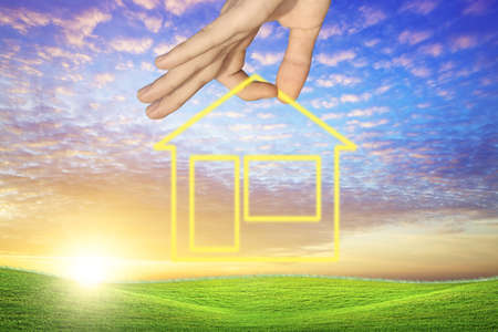 My new house の写真素材