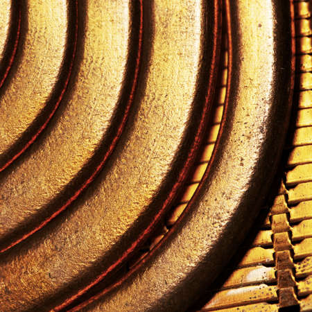 Abstract metallic background. Square composition.