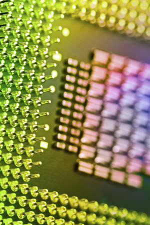 Abstract hitech background. Very shallow depth of field.の写真素材