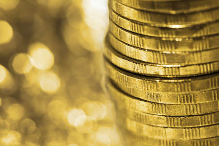 Shine of gold  Shallow depth of field 