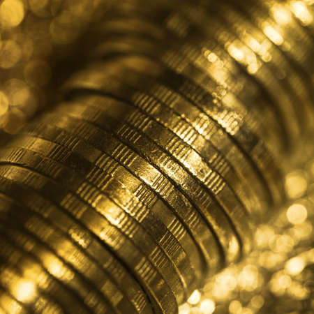 Gold  Square composition, shallow depth of field 