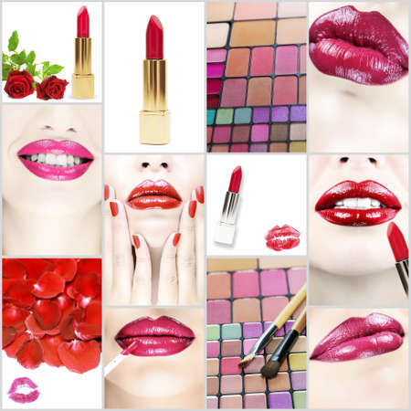 Beauty and cosmetics collectionの写真素材