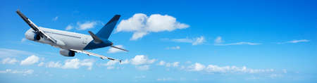 Jet in flight