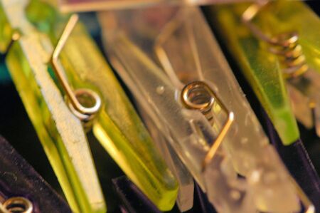 clothespinsの写真素材