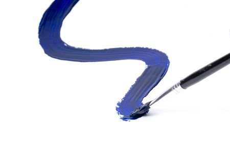 color me blueの写真素材