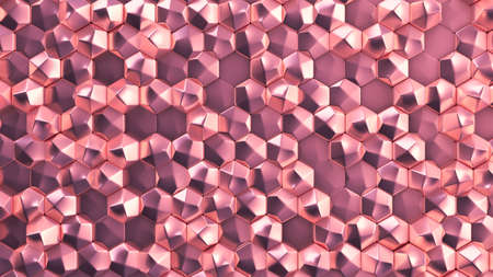 Gold metal background texture. 3d rendering, 3d illustration.
