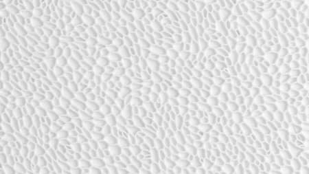 Abstract white texture with cells of different shapes. 3d rendering, 3d illustration.の写真素材