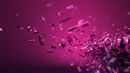 Abstract black background. 3d rendering, 3d illustration.の写真素材