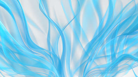 Isolated form of smoke background. 3d rendering, 3d illustration.