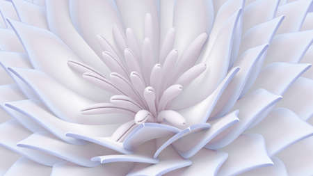 Beautiful background with flowers. 3d rendering, 3d illustration.