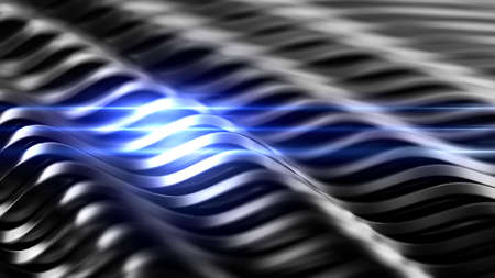 Stylish black background with lens flare. 3d rendering, 3d illustration.