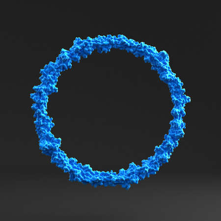 Shape of smoke on a black background. 3d rendering, 3d illustration.の写真素材