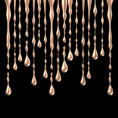 Mysterious, beautiful, luxury gold splash. 3d rendering 3d illustration.の写真素材