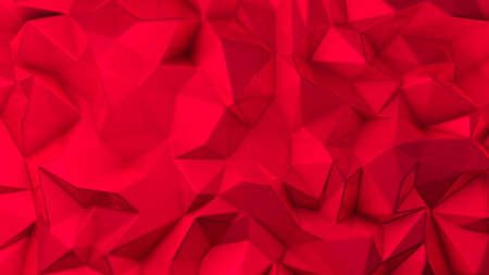 Stylish red crystal background. 3d rendering 3d illustration.の写真素材