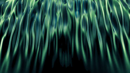 Luxury green drapery fabric background. 33d rendering 3d illustration.