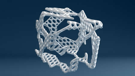 Abstract shape background. 3d rendering 3d illustration.