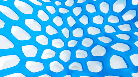 Abstract blue white background.3d rendering 3d illustration.