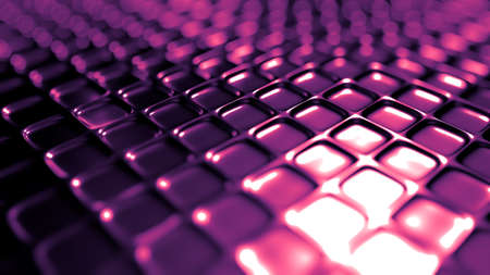 Purple metal industrial grunge background. 3d rendering 3d illustration.の写真素材