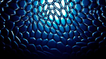 Turquoise metallic industrial grunge background. 3d rendering 3d illustration.