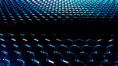 Turquoise metallic industrial grunge background. 3d rendering 3d illustration.の写真素材